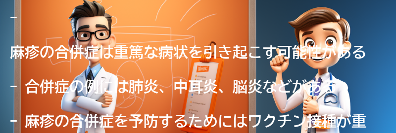 麻疹の合併症と注意点の要点まとめ