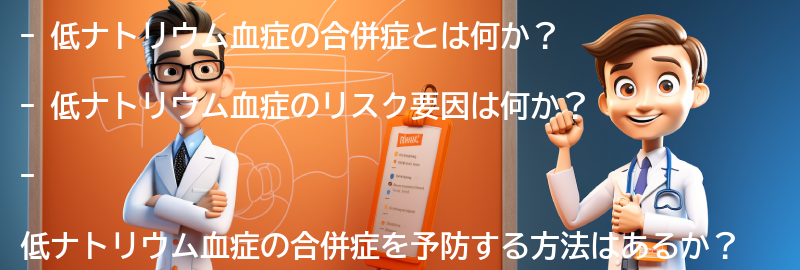 低ナトリウム血症の合併症とリスク要因の要点まとめ
