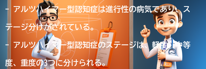 アルツハイマー型認知症の進行のステージとは？の要点まとめ