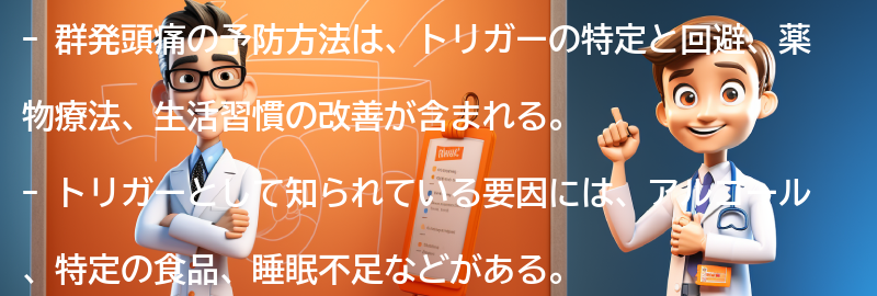 群発頭痛の予防方法とは？の要点まとめ