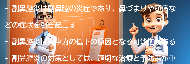 副鼻腔炎とは何ですか？の要点まとめ