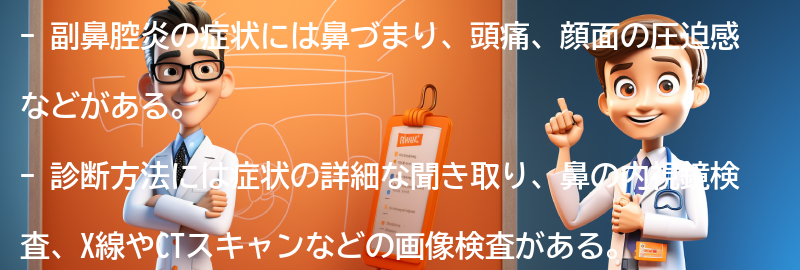 副鼻腔炎の症状と診断方法の要点まとめ