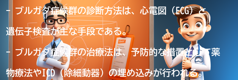 ブルガダ症候群の診断方法と治療法の要点まとめ