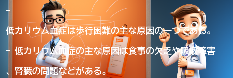 低カリウム血症の主な原因と症状の要点まとめ