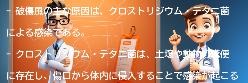 破傷風の主な原因は何ですか？の要点まとめ