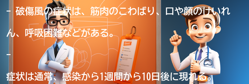 破傷風の症状とはどのようなものですか？の要点まとめ