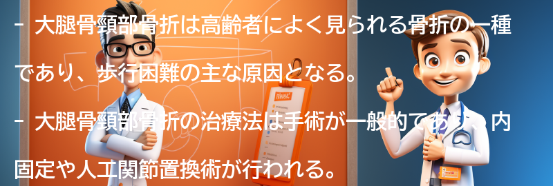 大腿骨頸部骨折とはの要点まとめ