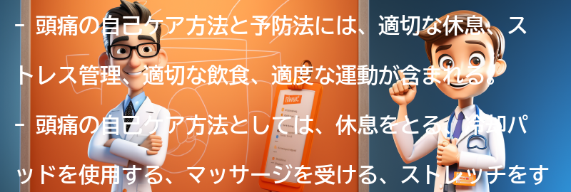 頭痛の自己ケア方法と予防法の要点まとめ