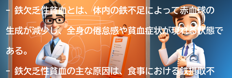 鉄欠乏性貧血に関するよくある質問と回答の要点まとめ