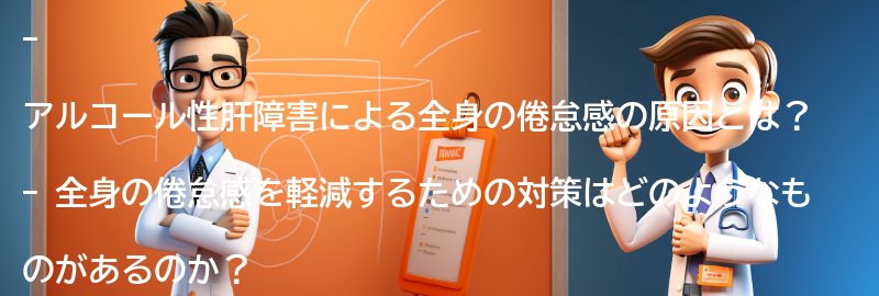 全身の倦怠感を軽減するための対策とは？の要点まとめ