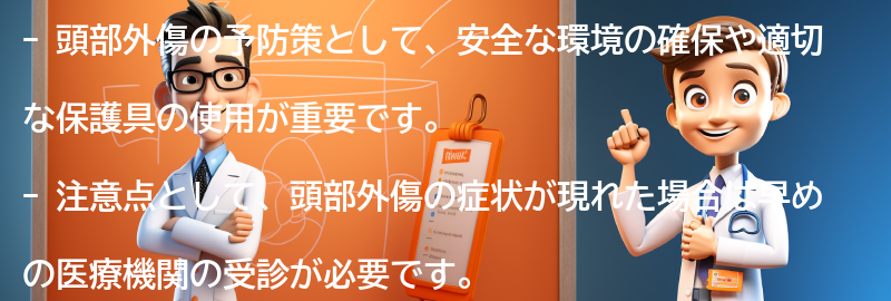 頭部外傷の予防策と注意点の要点まとめ