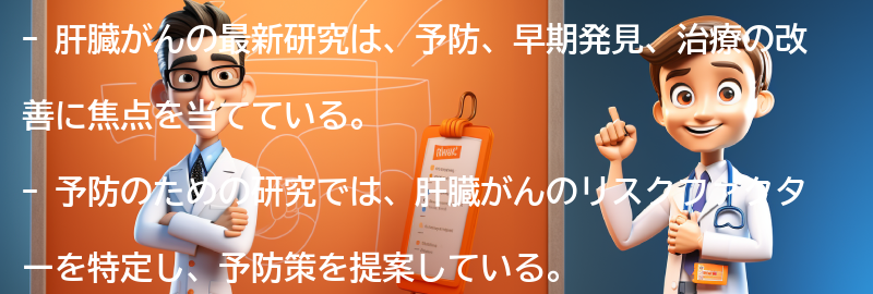 肝臓がんについての最新研究の要点まとめ