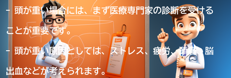 頭が重い場合に必要な医療ケアと治療法の要点まとめ