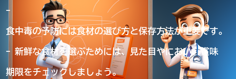 食中毒の予防に役立つ食材の選び方と保存方法の要点まとめ