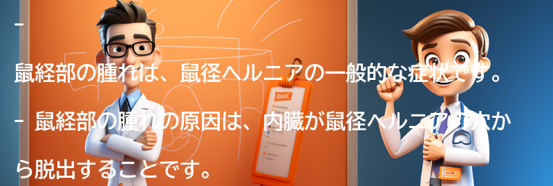 鼠経部の腫れに関するよくある質問と回答の要点まとめ