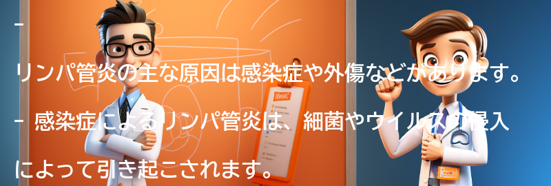 リンパ管炎の主な原因は何ですか？の要点まとめ