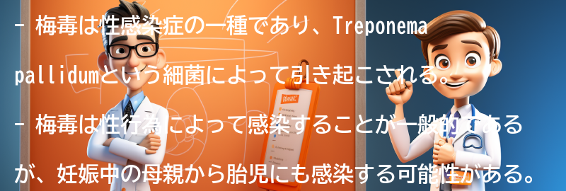 梅毒とは何ですか？の要点まとめ