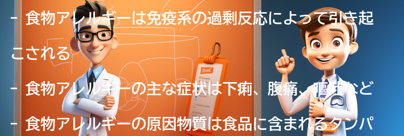 食物アレルギーとは何ですか？の要点まとめ