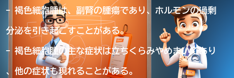 褐色細胞腫とは何ですか？の要点まとめ