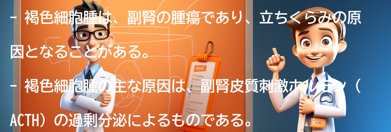 褐色細胞腫の原因は何ですか？の要点まとめ