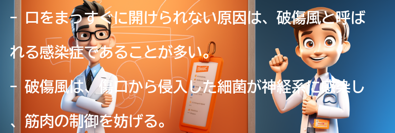 口をまっすぐに開けられない原因とは？の要点まとめ