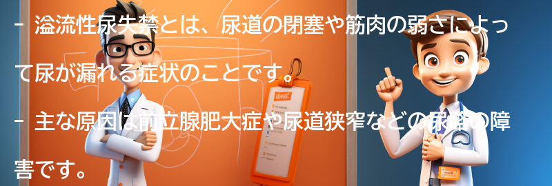 溢流性尿失禁に関するよくある質問と回答の要点まとめ