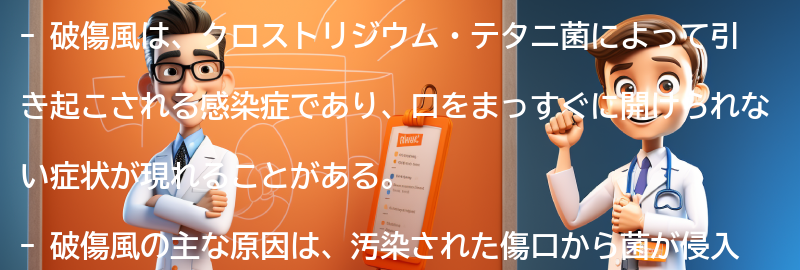 破傷風に関する注意点と予防策の要点まとめ