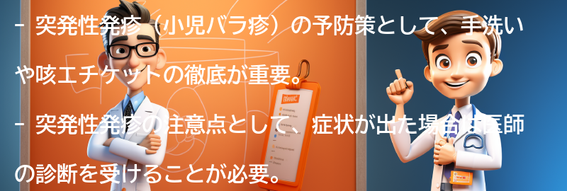 突発性発疹の予防策と注意点の要点まとめ