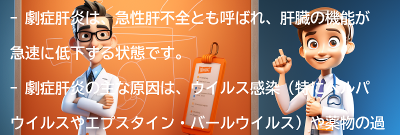 劇症肝炎に関するよくある質問と回答の要点まとめ