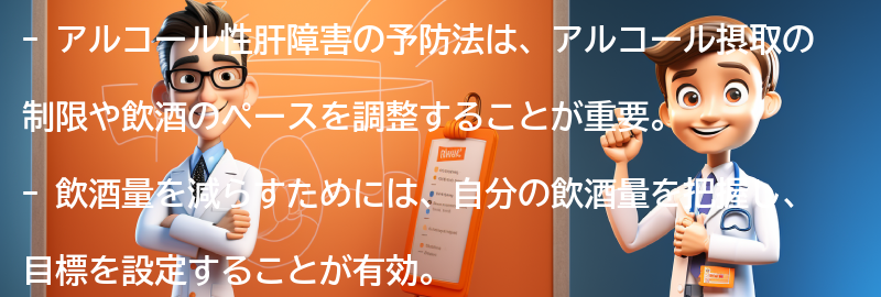 アルコール性肝障害の予防法とは？の要点まとめ