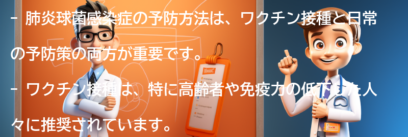 肺炎球菌感染症の予防方法とは？の要点まとめ