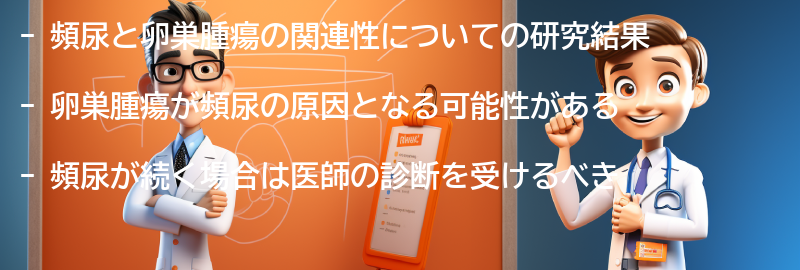 頻尿と卵巣腫瘍の関連性についての研究結果の要点まとめ