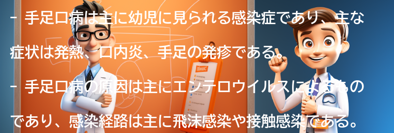 手足口病の主な症状とは？の要点まとめ