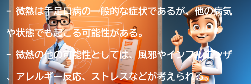 微熱の他の可能性とは？の要点まとめ