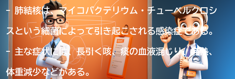 肺結核とは何ですか？の要点まとめ