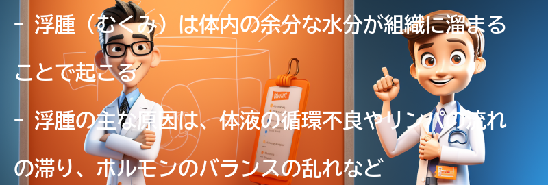 浮腫の対策と予防方法の要点まとめ