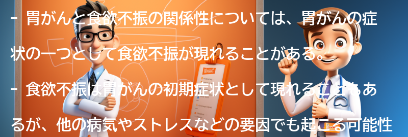 胃がんと食欲不振の関係性についての要点まとめ