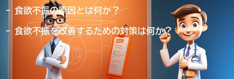 食欲不振を改善するための対策とは？の要点まとめ