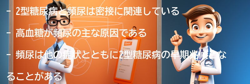 2型糖尿病と頻尿の関係とは？の要点まとめ