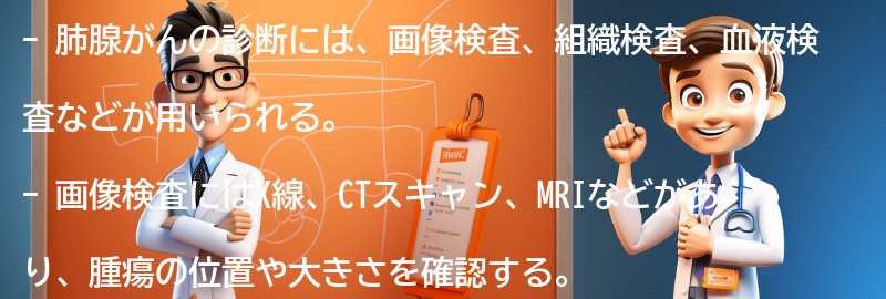 肺腺がんの診断方法とは？の要点まとめ