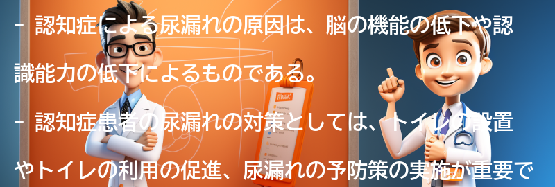 認知症による尿漏れの原因とは？の要点まとめ