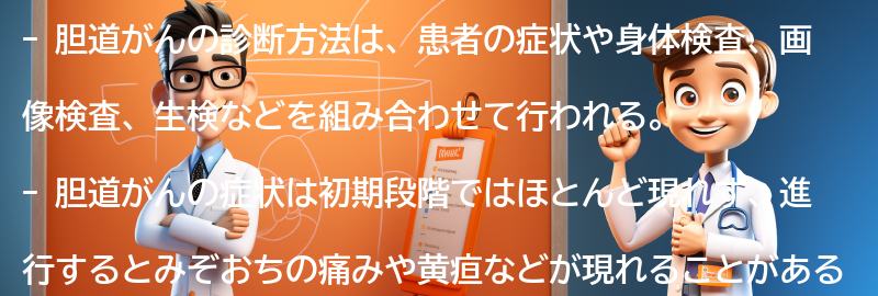 胆道がんの診断方法の要点まとめ