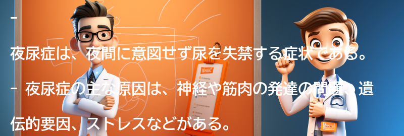 夜尿症とは何ですか？の要点まとめ