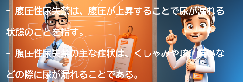 腹圧性尿失禁の症状と診断方法の要点まとめ