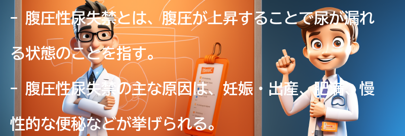 腹圧性尿失禁に関するよくある質問と回答の要点まとめ