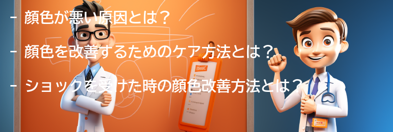 顔色を改善するためのケア方法の要点まとめ