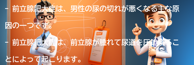 前立腺肥大症とは何ですか？の要点まとめ