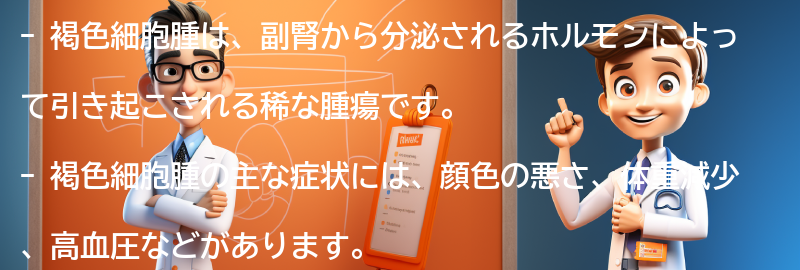 褐色細胞腫の症状とは？の要点まとめ