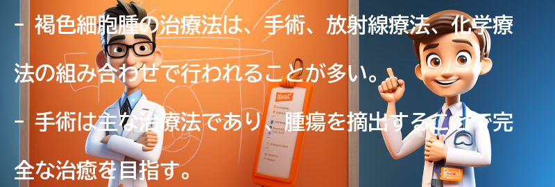 褐色細胞腫の治療法とは？の要点まとめ