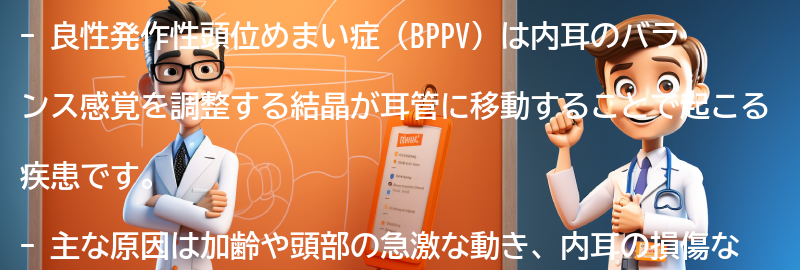 良性発作性頭位めまい症（BPPV）とは何ですか？の要点まとめ